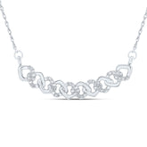 1/6CTW-DIA CN 10.4MM GIFT CUBAN NECKLACE (18 INCH)